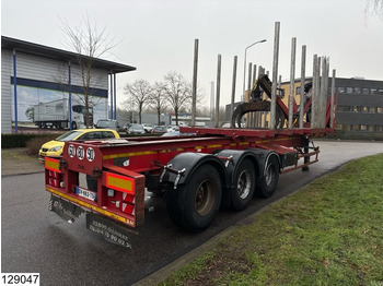 نصف مقطورة اخشاب Trax open laadbak Timber transport, Kesla 2014: صور 5