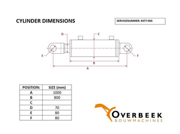 علم السوائل المتحركة - آلات البناء Komatsu WA470/480-20E-63-K1200-Cylinder/Zylinder/Cilinder: صور 5