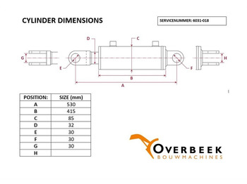 علم السوائل المتحركة Volvo L30G -Steering cylinder/Lenkzylinder/Stuurcilinder: صور 4
