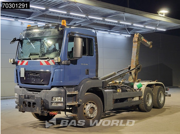 شاحنة ذات الخطاف MAN TGS 26.400 6X4 Hiab XR21S56 Containersystem Automatic Euro 5: صور 3