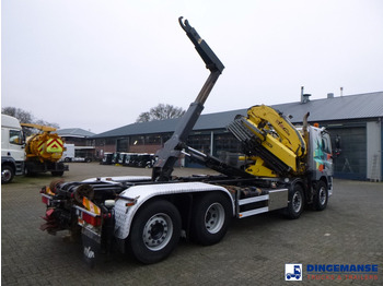 شاحنة كرين DAF CF 85.410 8x2 Hyva container hook + crane: صور 3