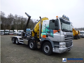 شاحنة كرين DAF CF 85.410 8x2 Hyva container hook + crane: صور 2
