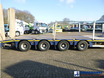 عربة مسطحة منخفضة نصف مقطورة Faymonville 4-axle semi-lowbed trailer 60 t + ramps: صور 5