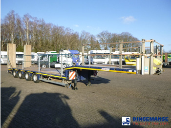 عربة مسطحة منخفضة نصف مقطورة Faymonville 4-axle semi-lowbed trailer 60 t + ramps: صور 2
