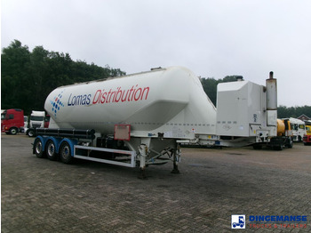 نصف مقطورة صهريج Feldbinder Powder tank alu 40 m3 / 1 comp + compressor: صور 2