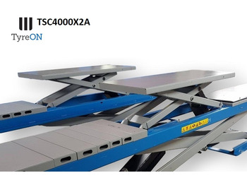 معدات الورش TSC4000X2A Alignment scissor lift - In floor - Free wheel lifting system - 4.8m lightened runways - 4T - inground installation: صور 4