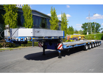 عربة مسطحة منخفضة نصف مقطورة لنقل المعدات الثقيلة GOLDHOFER STZ-L6-62/80 / 6 axles / 61 T load cap. / Add. permissions: صور 3