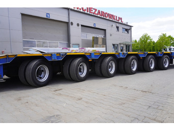 عربة مسطحة منخفضة نصف مقطورة لنقل المعدات الثقيلة GOLDHOFER STZ-L6-62/80 / 6 axles / 61 T load cap. / Add. permissions: صور 2