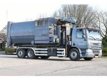 شاحنة ذات الخطاف, شاحنة كرين DAF CF75/310 FAN !!KRAAN/HAAK!!PERSCONTAINER!!HIGH PRESURRE CLEANING!!HOGEDRUK REINIGING!!HOCH DRUCK WASHEN SYSTEM!!REINIGING!GEJO B: صور 4