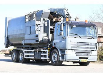 شاحنة ذات الخطاف, شاحنة كرين DAF CF75/310 FAN !!KRAAN/HAAK!!PERSCONTAINER!!HIGH PRESURRE CLEANING!!HOGEDRUK REINIGING!!HOCH DRUCK WASHEN SYSTEM!!REINIGING!GEJO B: صور 2