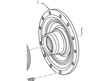 المحور و قطع الغيار CASE