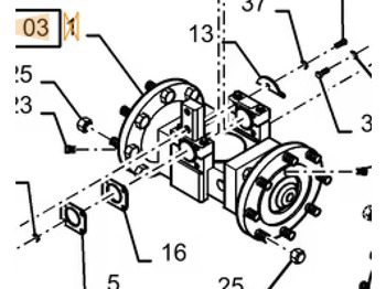 المحور و قطع الغيار CASE