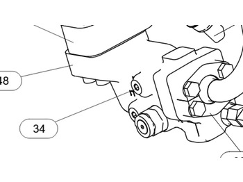 صمام هيدروليكي CATERPILLAR