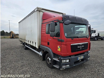 شاحنة MAN TGL 12.250 - 2012 - 697000km - Camion Ridelles Coulissantes: صور 2