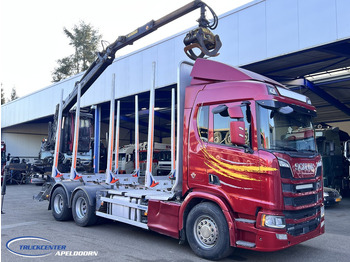 شاحنة قطع الأشجار SCANIA R 650