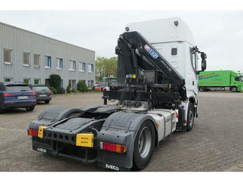 شاحنة جرار Iveco 460 Stralis 4x2, Kran HMF 1320K3, Hydr., Klima: صور 3