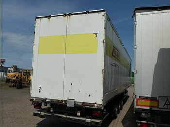 بصندوق مغلق نصف مقطورة Krone SDK 27, Schlüssellochblech, LBW, Luft-Lift, SAF: صور 4