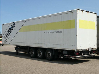 بصندوق مغلق نصف مقطورة Krone SDK 27, Schlüssellochblech, LBW, Luft-Lift, SAF: صور 3