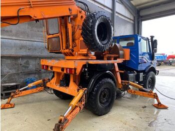 Unimog U 1450 4x4, Kran, Seilwinde  إيجار Unimog U 1450 4x4, Kran, Seilwinde: صور 2