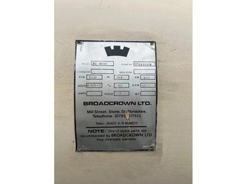 مجموعة المولدات BROADCROWN 1000 kVA generatordeel Alternator as New !: صور 3