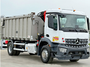 قلابات, شاحنة كرين Mercedes-Benz AROCS 1830* KIPPER 5,00m * PK 7.501 SLD A + FUNK: صور 4