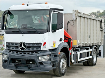 قلابات, شاحنة كرين Mercedes-Benz AROCS 1830* KIPPER 5,00m * PK 7.501 SLD A + FUNK: صور 3