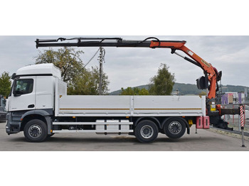 شاحنة كرين, شاحنات مسطحة Mercedes-Benz AROCS 2542* PK 13001-K B* TOPZUSTAND: صور 5