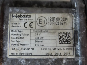 التدفئة / التهوية - شاحنة Mercedes-Benz Heating, Ventilation & AC Standkachel MB MP4: صور 4