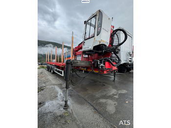 مقطورة اخشاب