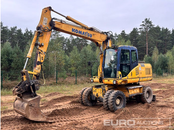 حفارة على عجلات KOMATSU PW160