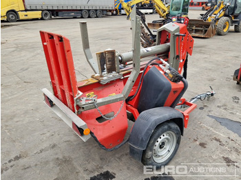 الآلات والماكينات الزراعية Rabaud Single Axle Log Splitter: صور 3