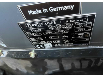 رافعة شوكية كهربائية Linde E18-02: صور 4