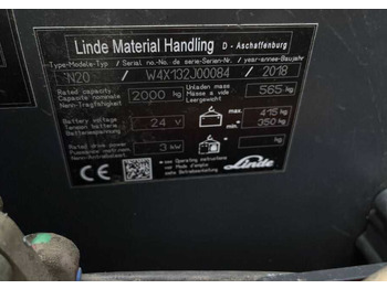 رافعات ترتيب البضائع Linde N20: صور 4