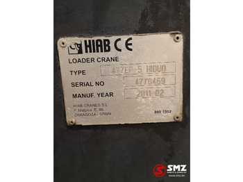 ذراع الرافعة Hiab Occ Autolaadkraan Hiab 477-5 + radio: صور 5