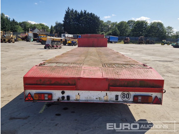عربة مسطحة منخفضة نصف مقطورة ES-GE 6 Axle Step Frame Extendable Low Loader Trailer, 4 Axle Steer, Air Brakes, Auto Lube: صور 4