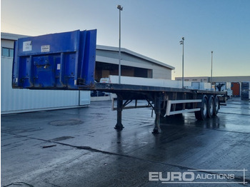 نصف مقطورة مسطحة