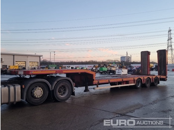 عربة مسطحة منخفضة نصف مقطورة NOOTEBOOM