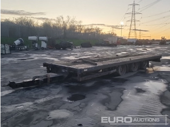 نصف مقطورة مسطحة