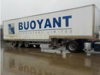 بصندوق مغلق نصف مقطورة Tri Axle Step Frame Box Trailer: صور 1
