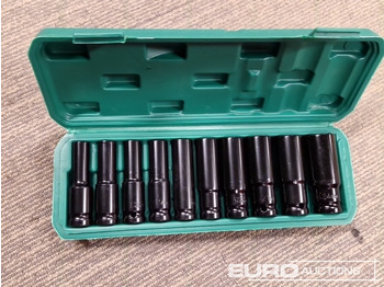 معدات الورش Unused 1/2" Deep Socket Set 10Pcs 10-24mm: صور 3