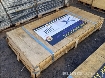 معدات البناء Unused 2025 KMY Industrial Steel Framed Stone Dining Table: صور 3