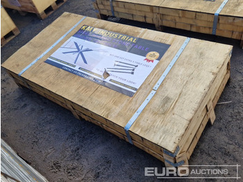 معدات البناء Unused 2025 KMY Industrial Steel Framed Stone Dining Table: صور 2