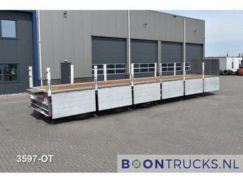 نصف مقطورة مسطحة Pacton P3-001 STEENTRAILER | 2x STUURAS * ALU BORDEN * NL TRAILER: صور 2