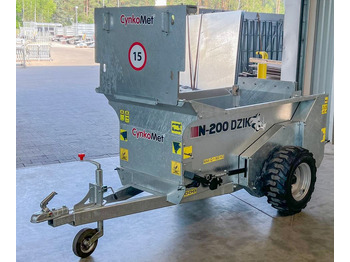 جديد نثر السماد Cynkomet Rozrzutnik obornika 800 kg / Miststreuer Mini / SPREADER N-200: صور 5