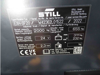معدات الرفع منخفض المستوى Still EXH-SF20/2400MM: صور 5