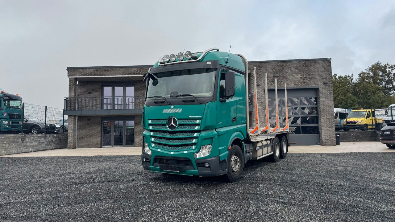 Mercedes-Benz Actros 2645 Holztransporter ohne Kran - شاحنة قطع الأشجار: صور 1 Mercedes-Benz Actros 2645 Holztransporter ohne Kran - شاحنة قطع الأشجار: صور 1