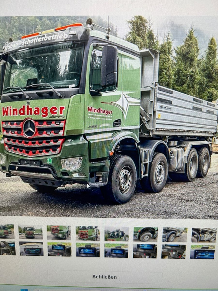 Mercedes-Benz Arocs 4152 8x4 BB Meiller Special Kipper - قلابات: صور 1 Mercedes-Benz Arocs 4152 8x4 BB Meiller Special Kipper - قلابات: صور 1