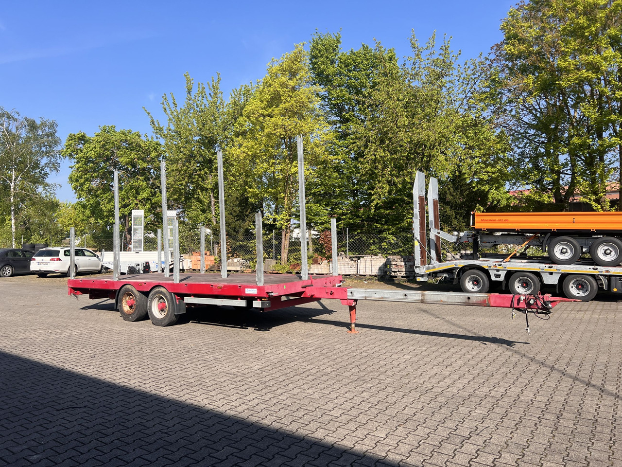 Auwaerter X-LTL110 Tandempritsche, ausziehbar - مقطورات مسطحة: صور 1 Auwaerter X-LTL110 Tandempritsche, ausziehbar - مقطورات مسطحة: صور 1
