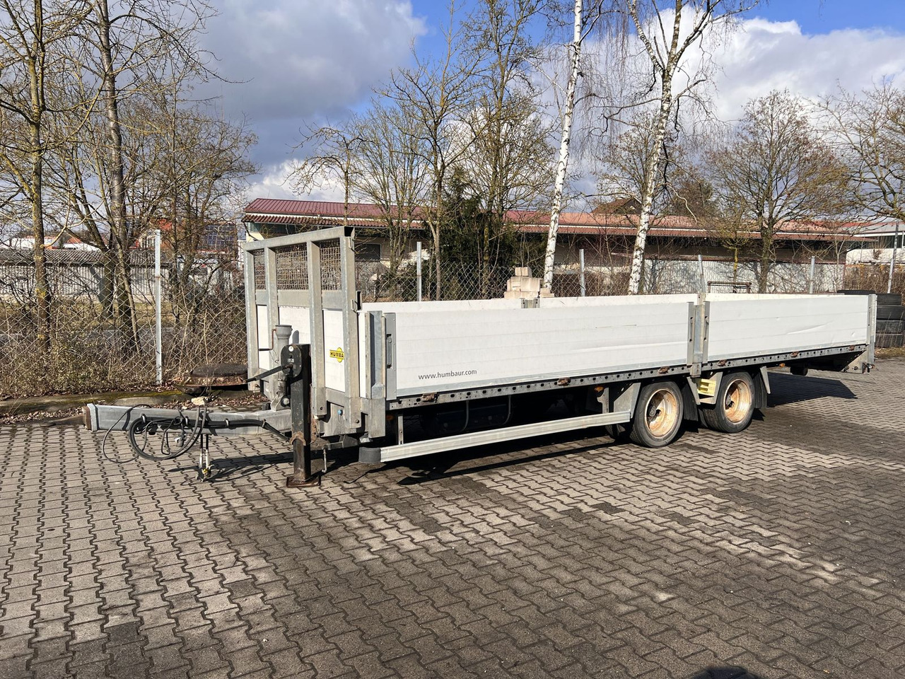 Humbaur 14,4 t Tandem- Pritschenanhänger- Tieflader - عربة مسطحة منخفضة مقطورة: صور 2 Humbaur 14,4 t Tandem- Pritschenanhänger- Tieflader - عربة مسطحة منخفضة مقطورة: صور 2