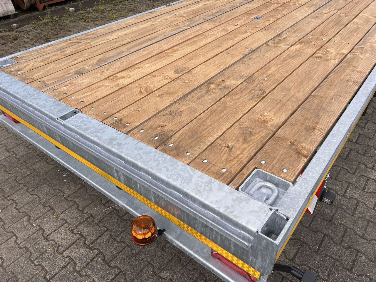 نصف مقطورة Möslein  11,9 t Tandemanhänger- Tieflader, ausziehbar: صور 7